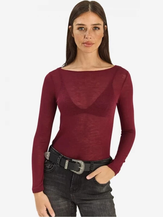 Foto van product Bianco Lucci Shirt bourgogne