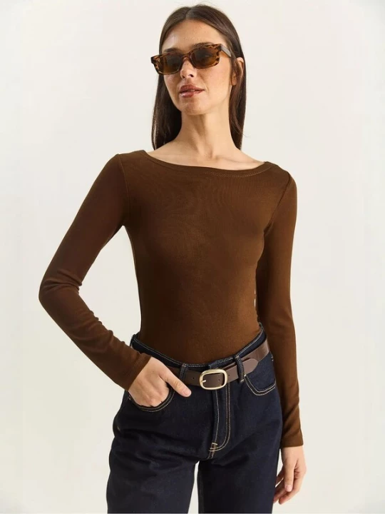 Foto van product Bianco Lucci Shirt bruin