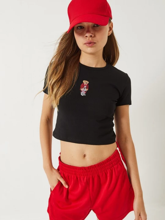 Foto van product Bianco Lucci Shirt bruin / rood / zwart / wit