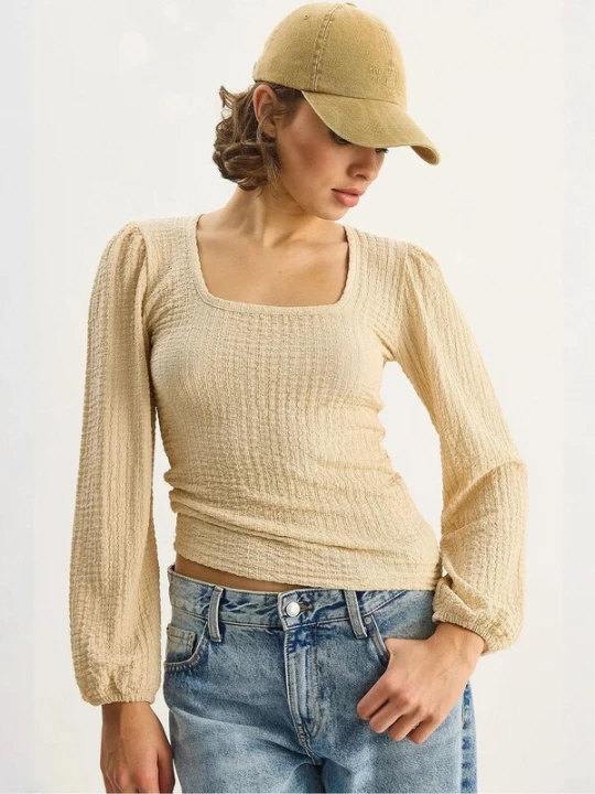 Foto van product Bianco Lucci Shirt cappuccino