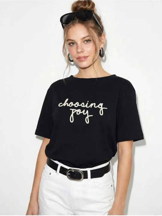 Foto van product Bianco Lucci Shirt ecru / zwart