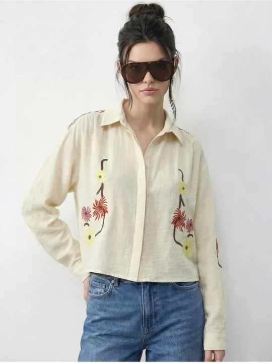 Foto van product Bianco Lucci Shirt geel