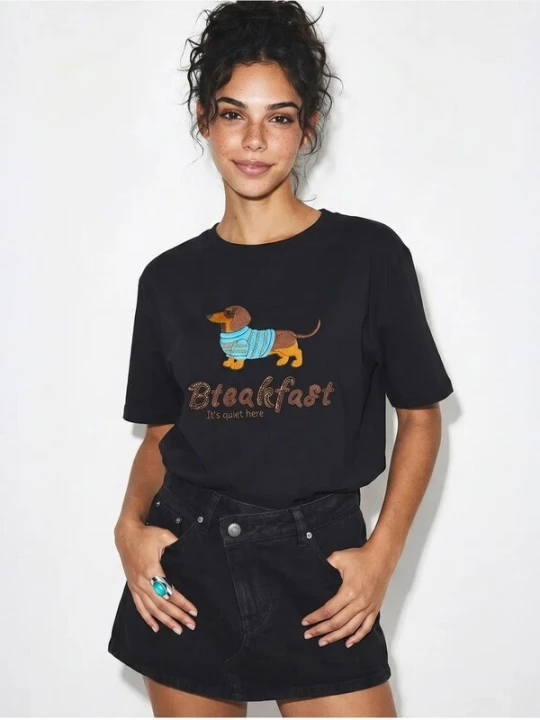 Foto van product Bianco Lucci Shirt lichtblauw / bruin / zwart