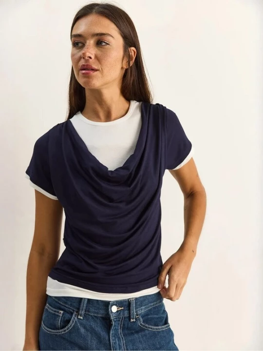 Foto van product Bianco Lucci Shirt marine