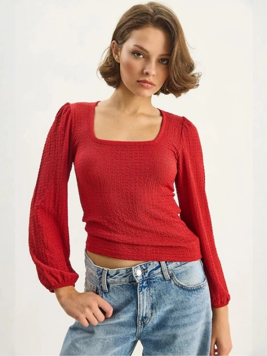Foto van product Bianco Lucci Shirt rood
