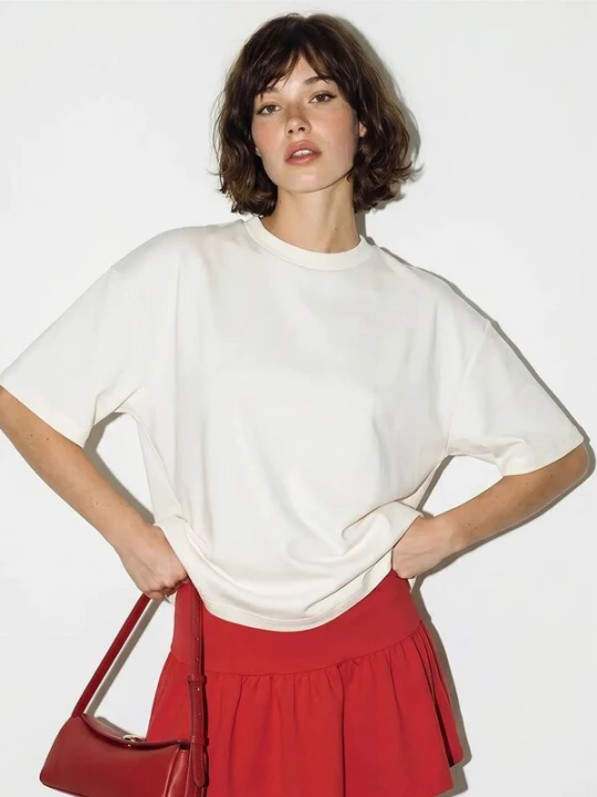 Foto van product Bianco Lucci Shirt rood / wit
