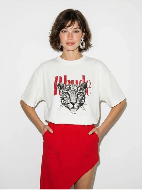 Foto van product Bianco Lucci Shirt rood / zwart / wit
