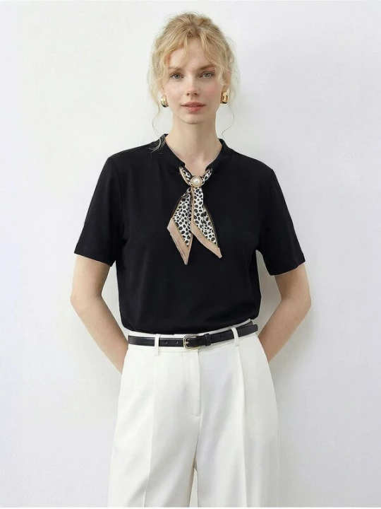 Foto van product Bianco Lucci Shirt zwart