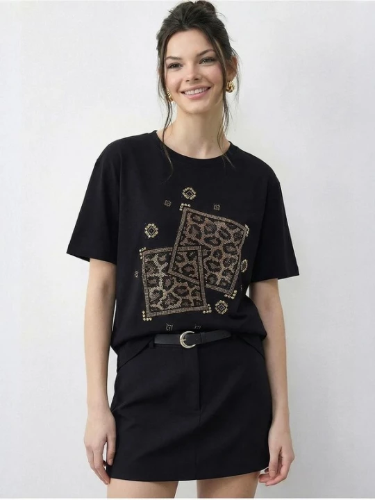 Foto van product Bianco Lucci Shirt zwart