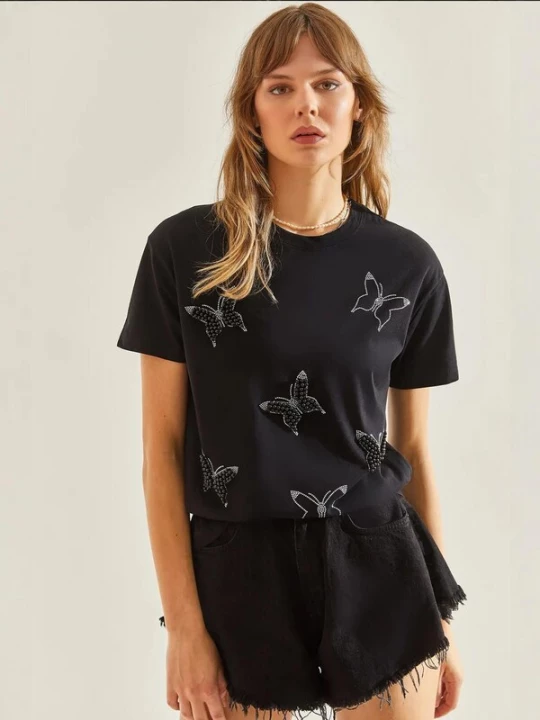 Foto van product Bianco Lucci Shirt zwart
