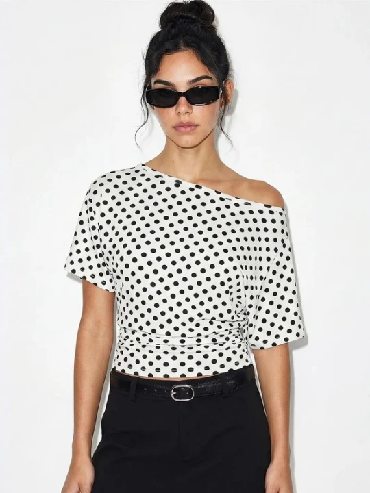 Foto van product Bianco Lucci Shirt zwart / wit