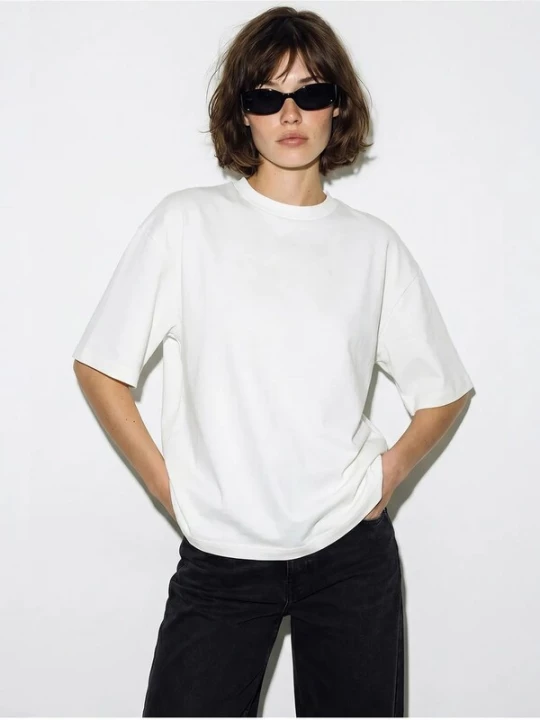 Foto van product Bianco Lucci Shirt zwart / wit