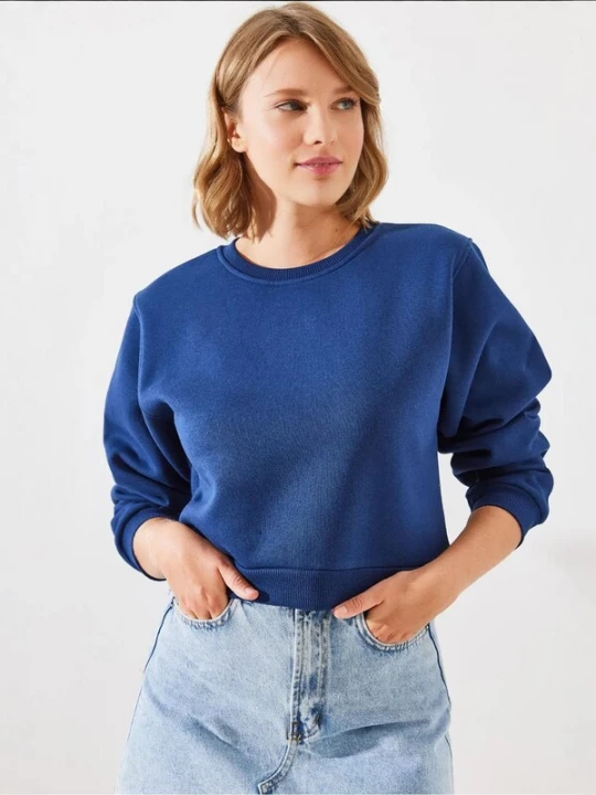 Foto van product Bianco Lucci Sweatshirt donkerblauw