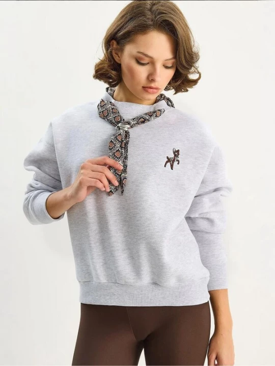 Foto van product Bianco Lucci Sweatshirt grijs