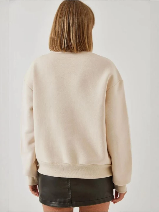 Foto van product Bianco Lucci Sweatshirt lichtbeige / karamel