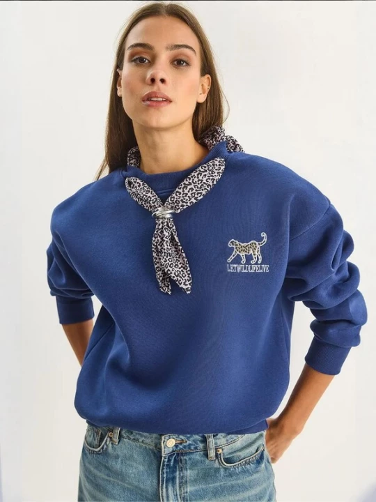 Foto van product Bianco Lucci Sweatshirt marine