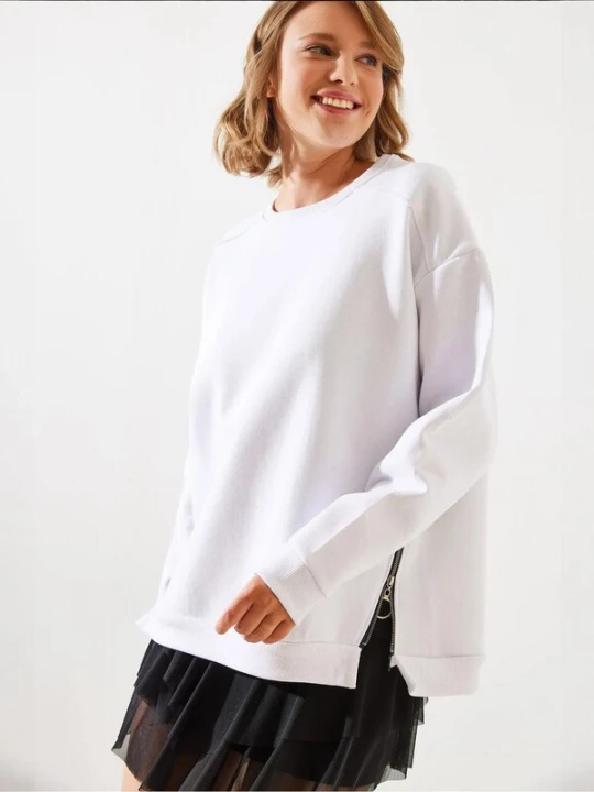 Foto van product Bianco Lucci Sweatshirt wit