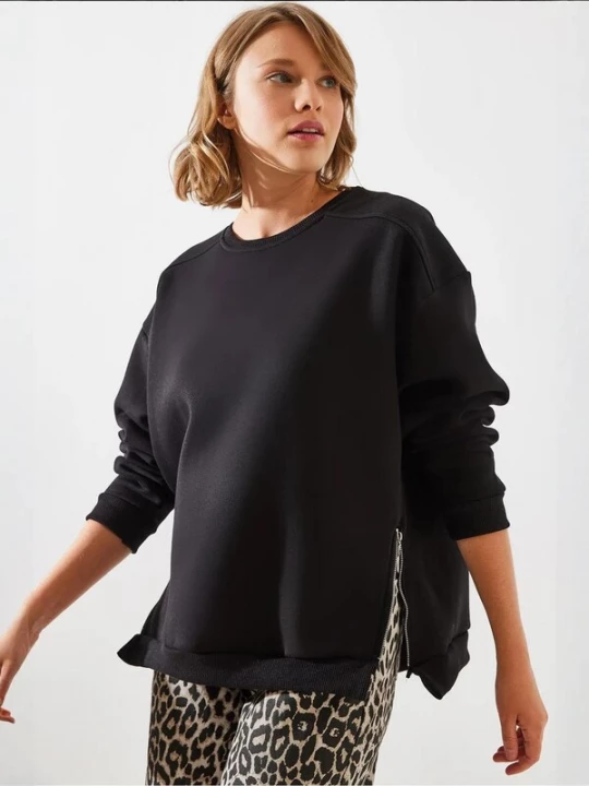 Foto van product Bianco Lucci Sweatshirt zwart