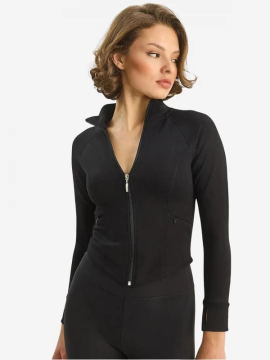 Foto van product Bianco Lucci Sweatvest zwart