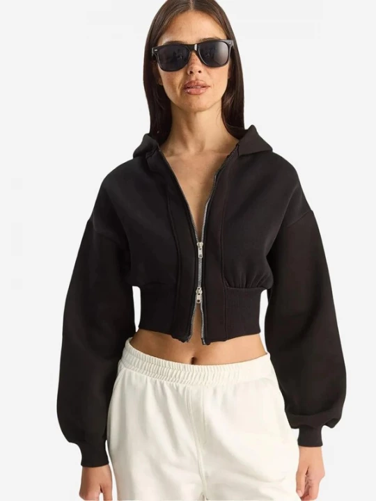 Foto van product Bianco Lucci Sweatvest zwart