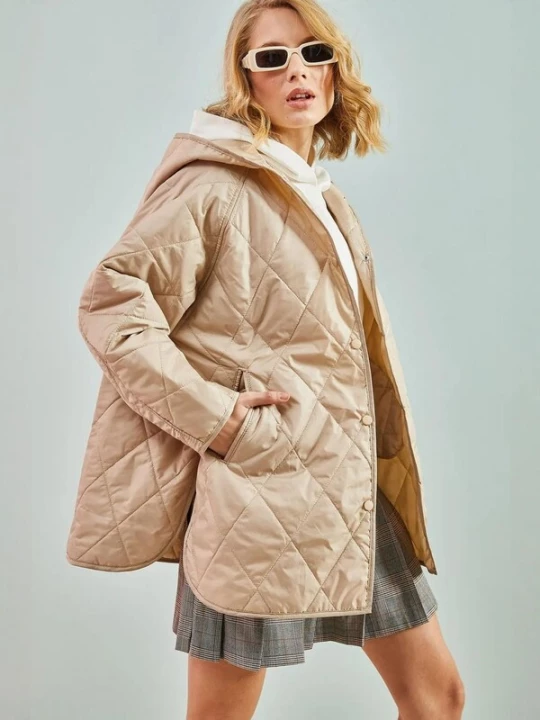Foto van product Bianco Lucci Tussenjas beige