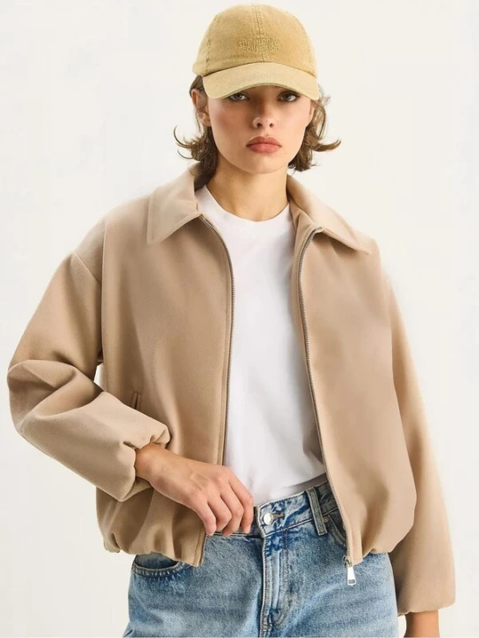 Foto van product Bianco Lucci Tussenjas beige