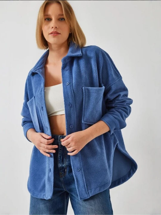 Foto van product Bianco Lucci Tussenjas blauw