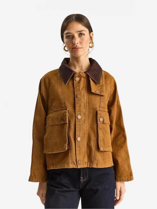 Foto van product Bianco Lucci Tussenjas camel