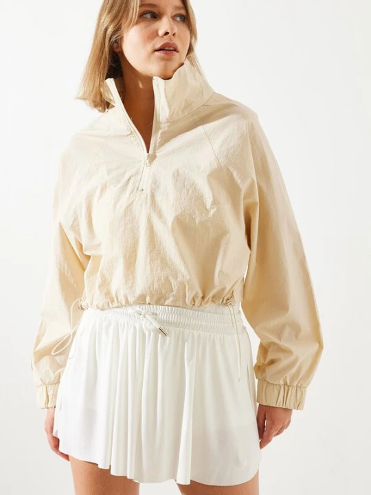 Foto van product Bianco Lucci Tussenjas chamois