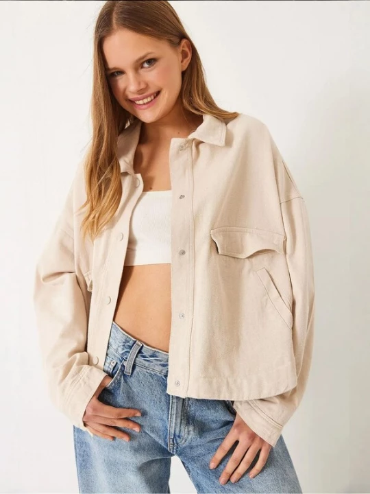 Foto van product Bianco Lucci Tussenjas lichtbeige