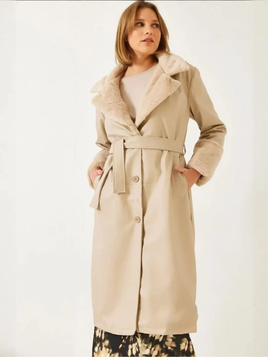 Foto van product Bianco Lucci Tussenmantel beige