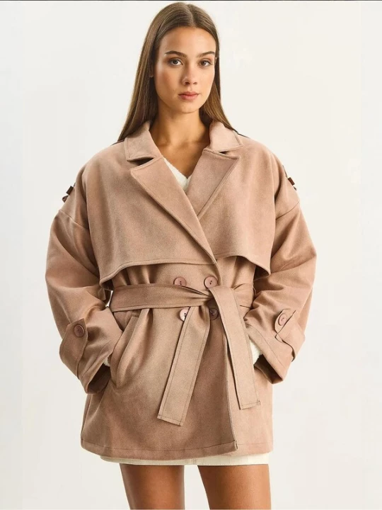 Foto van product Bianco Lucci Tussenmantel beige