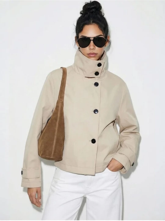 Foto van product Bianco Lucci Tussenmantel beige