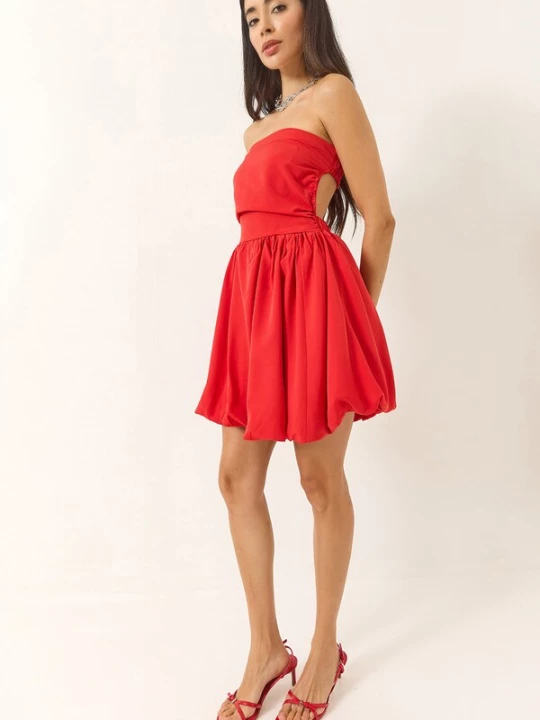 Foto van product Bianco Lucci Zomerjurk rood