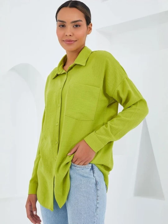 Foto van product Bigdart Blouse grasgroen