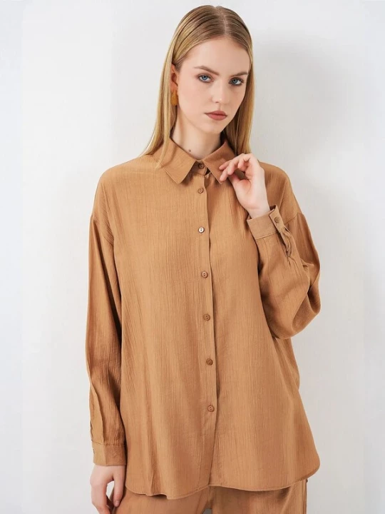 Foto van product Bigdart Blouse lichtbruin