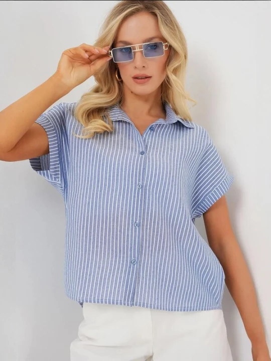 Foto van product Bigdart Blouse marine / wit