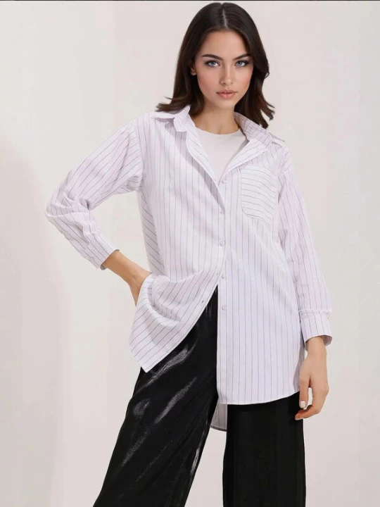 Foto van product Bigdart Blouse zwart / offwhite