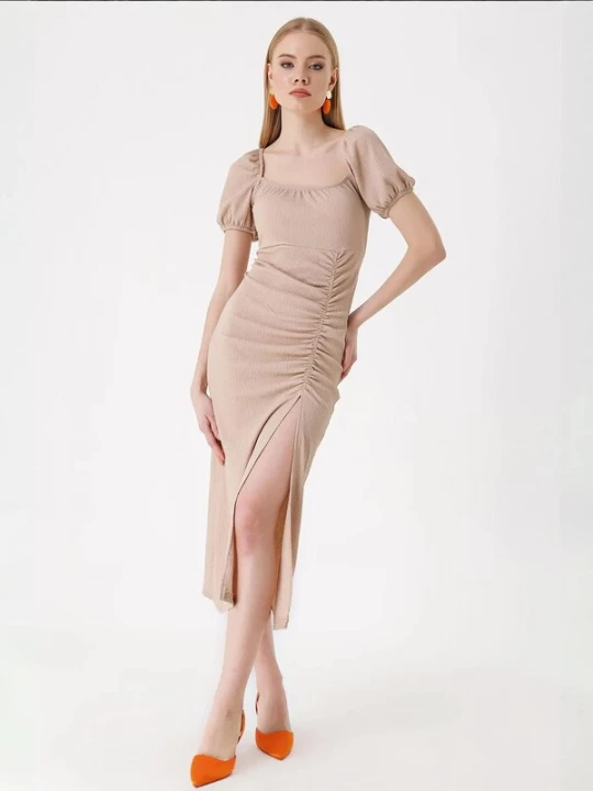 Foto van product Bigdart Jurk beige