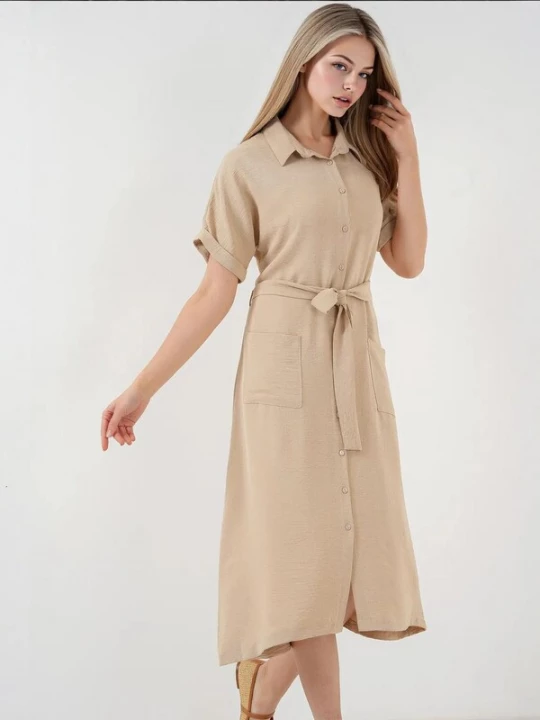 Foto van product Bigdart Jurk camel