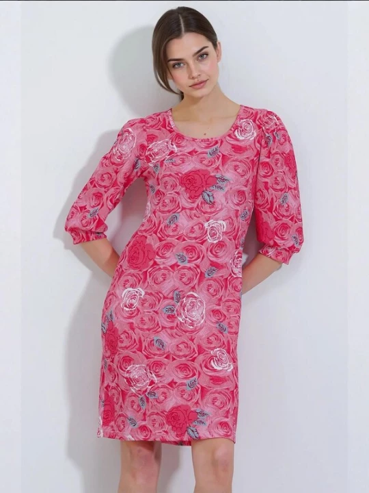 Foto van product Bigdart Jurk grijs / pink / donkerroze / wit