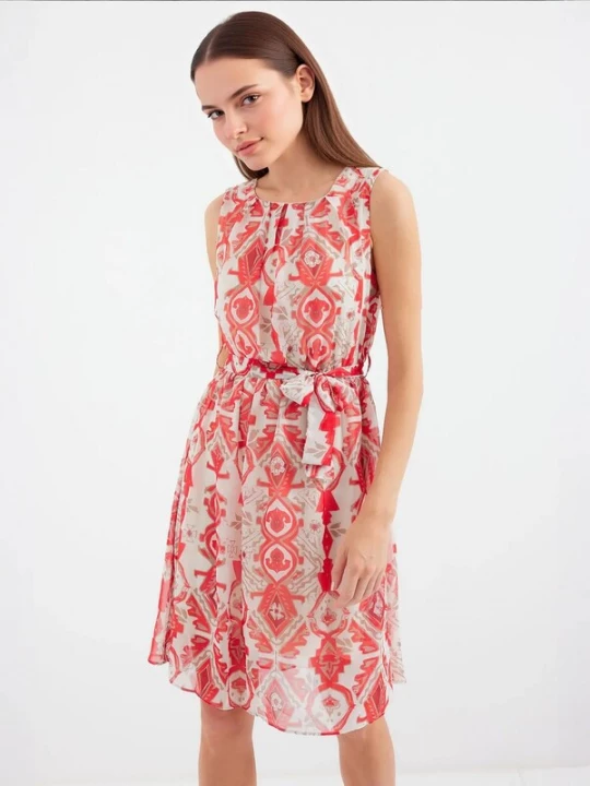 Foto van product Bigdart Jurk rood / wit