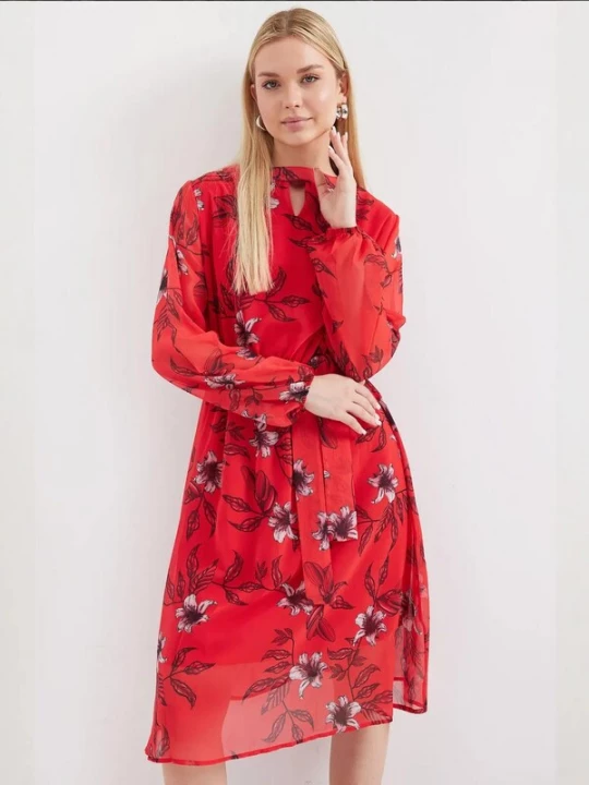 Foto van product Bigdart Jurk rosa / rood / donkerrood