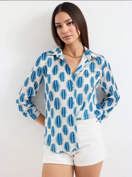 Foto van product Bigdart Shirt blauw / wit