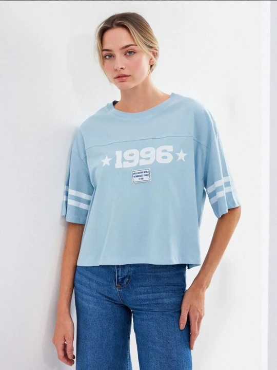 Foto van product Bigdart Shirt blauw / wit