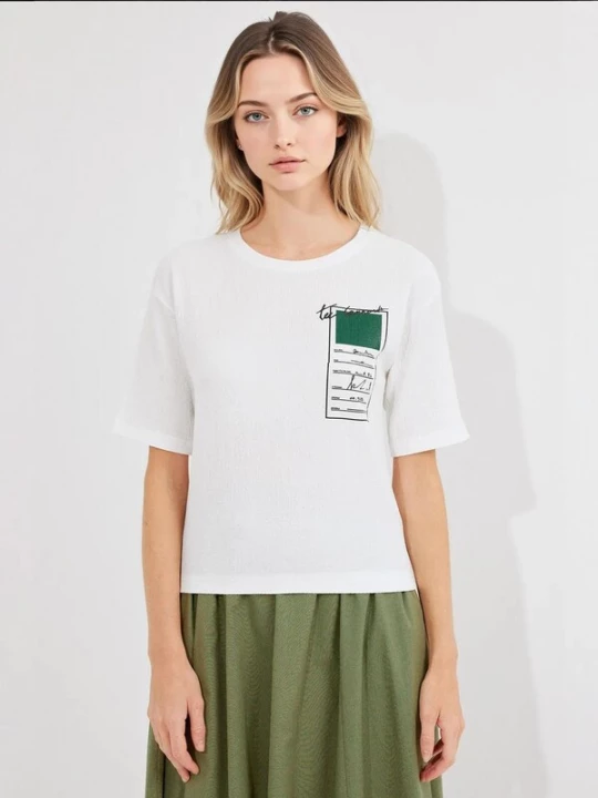 Foto van product Bigdart Shirt groen / zwart / wit