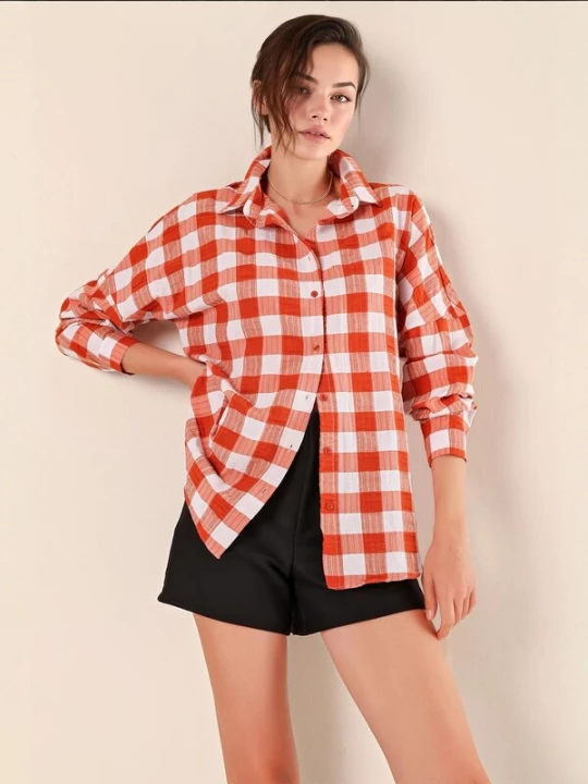 Foto van product Bigdart Shirt lichtrood / wit