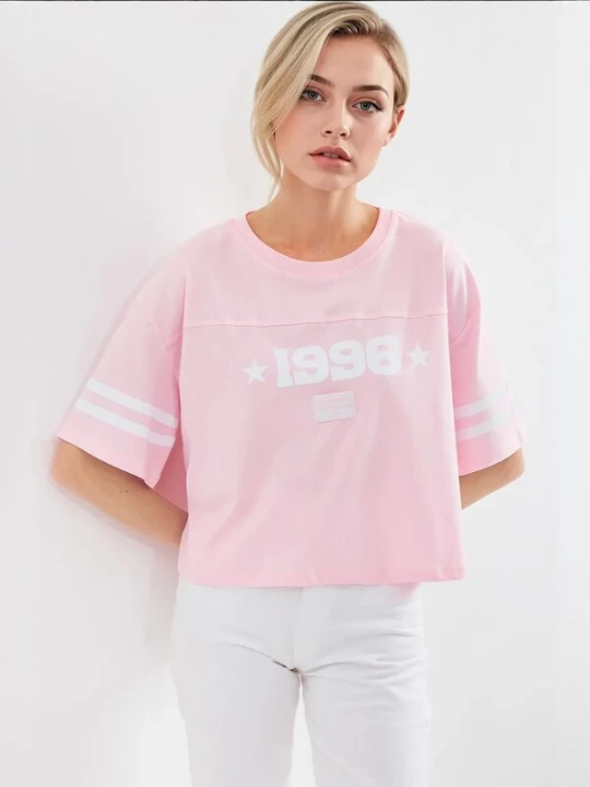 Foto van product Bigdart Shirt pink / wit