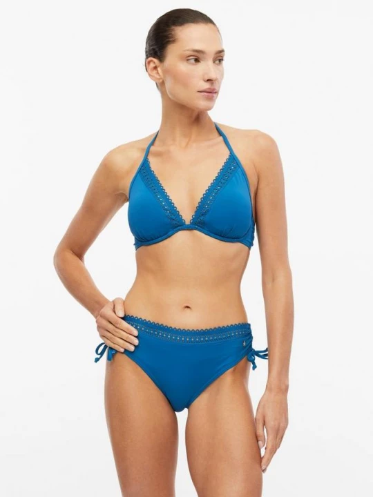 Foto van product Bikinibroekje met geplooide zijkanten s.Oliver blauw