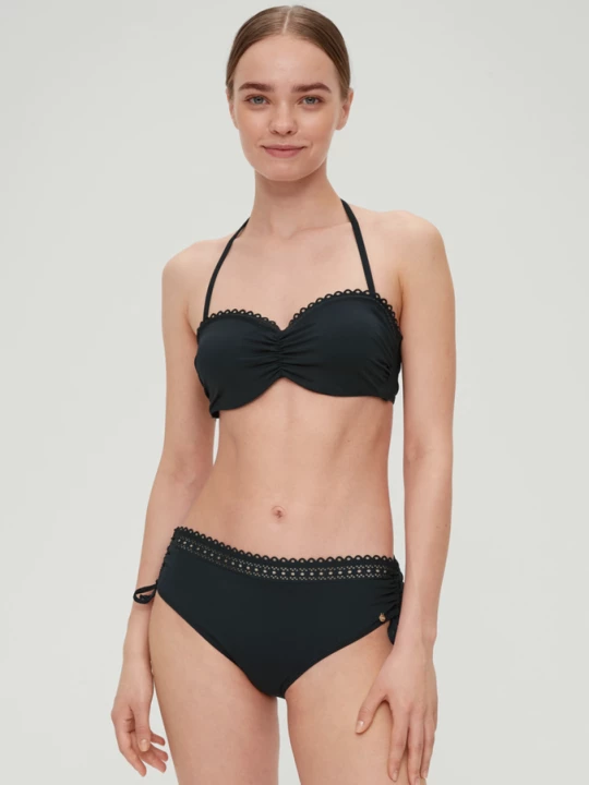 Foto van product Bikinibroekje met geplooide zijkanten s.Oliver zwart